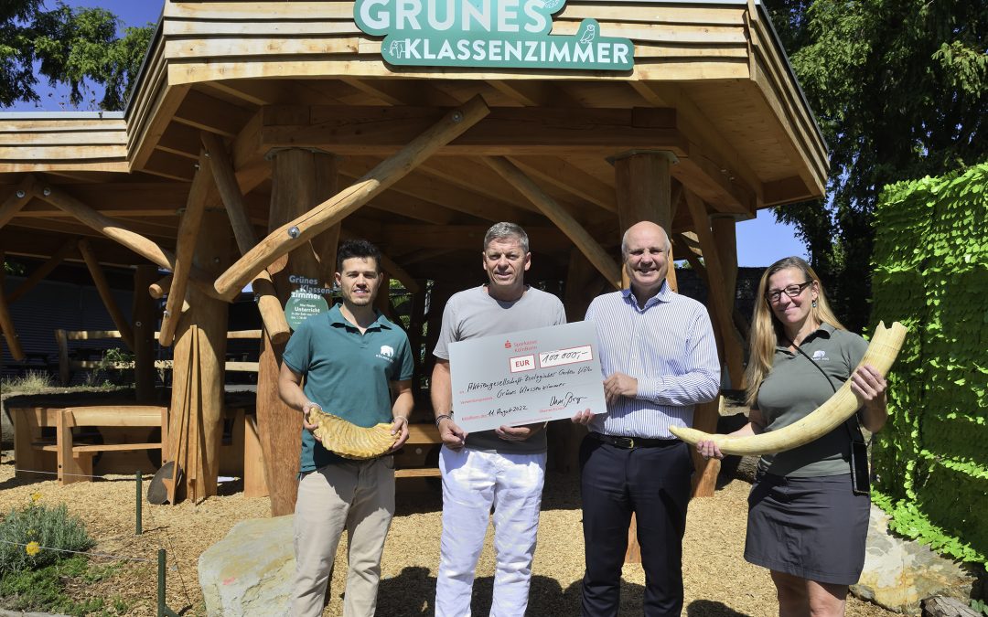 Sparkasse KölnBonn unterstützt „Grünes Klassenzimmer” im Kölner Zoo