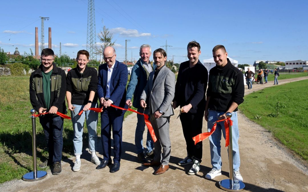 „Parkstadt Süd“: Erster Pionierpark für Zwischennutzung offiziell eröffnet