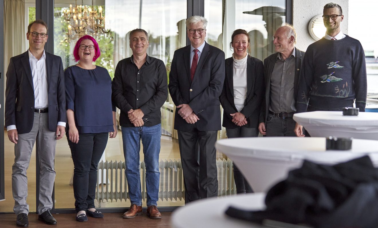 Von links: Bernd Barzen, Sonja Thüm, Volker Mayer, Uwe Steingröver, Christin Niehoff, Jochen Hansmeyer, Robin Goeritz Foto: KRV/Volker Schlögell
