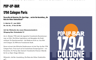 Pop-up-Event mit Liveprogramm und Bar-Ausstellung