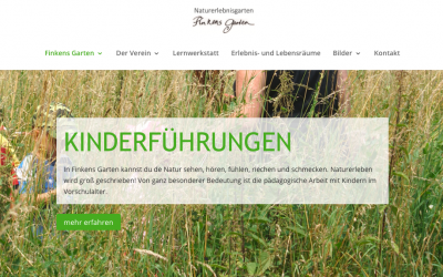 Offene Sommerführung: Naturerlebnisse für Kinder in Finkens Garten