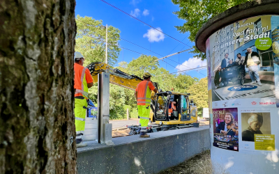 Hochwasserschutzübung