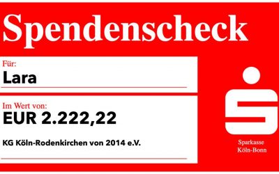 KG spendet für 11-jährige Lara