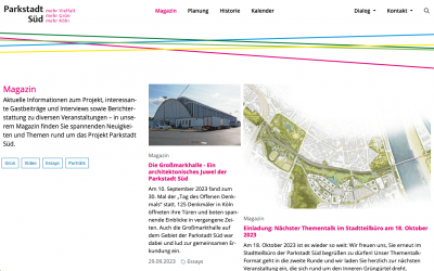 Informationsveranstaltung zur Parkstadt Süd