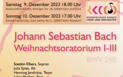 RKCO: Weihnachtsoratorium von Bach