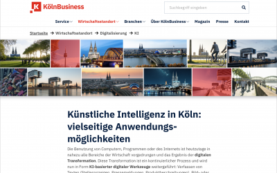 Künstliche Intelligenz: KölnBusiness startet neue KI-Offensive in Köln