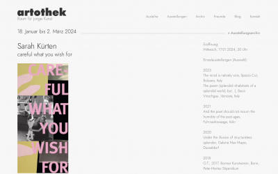 Sarah Kürten mit “careful what you wish for”