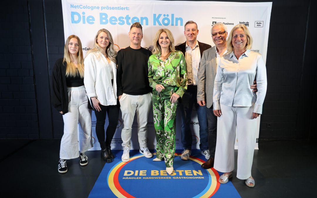 Film ab für die BESTEN 2024: Köln feiert Top-Stars aus Handwerk, Gastronomie und Einzelhandel