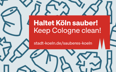 Kampagne „Haltet Köln sauber!“ startet im Domumfeld