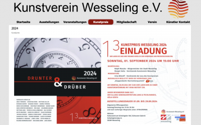 „Drunter und drüber“ 13. Kunstpreis Wesseling