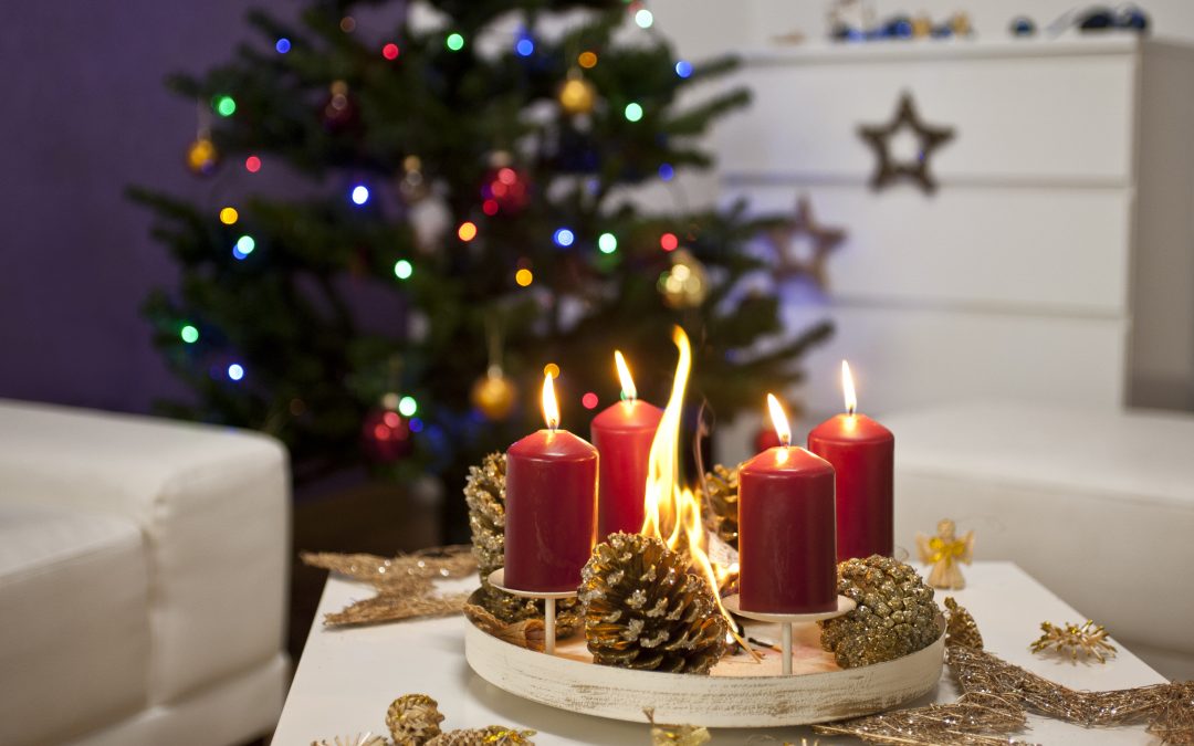 Brandgefahr zur Weihnachtszeit