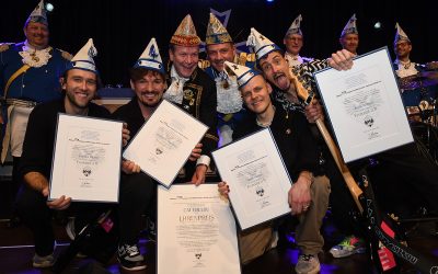 FunkenKostümSitzung blau weiß