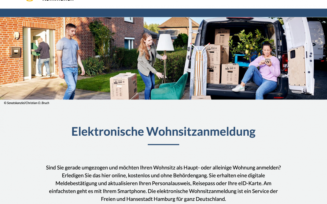Elektronische Wohnsitzanmeldung