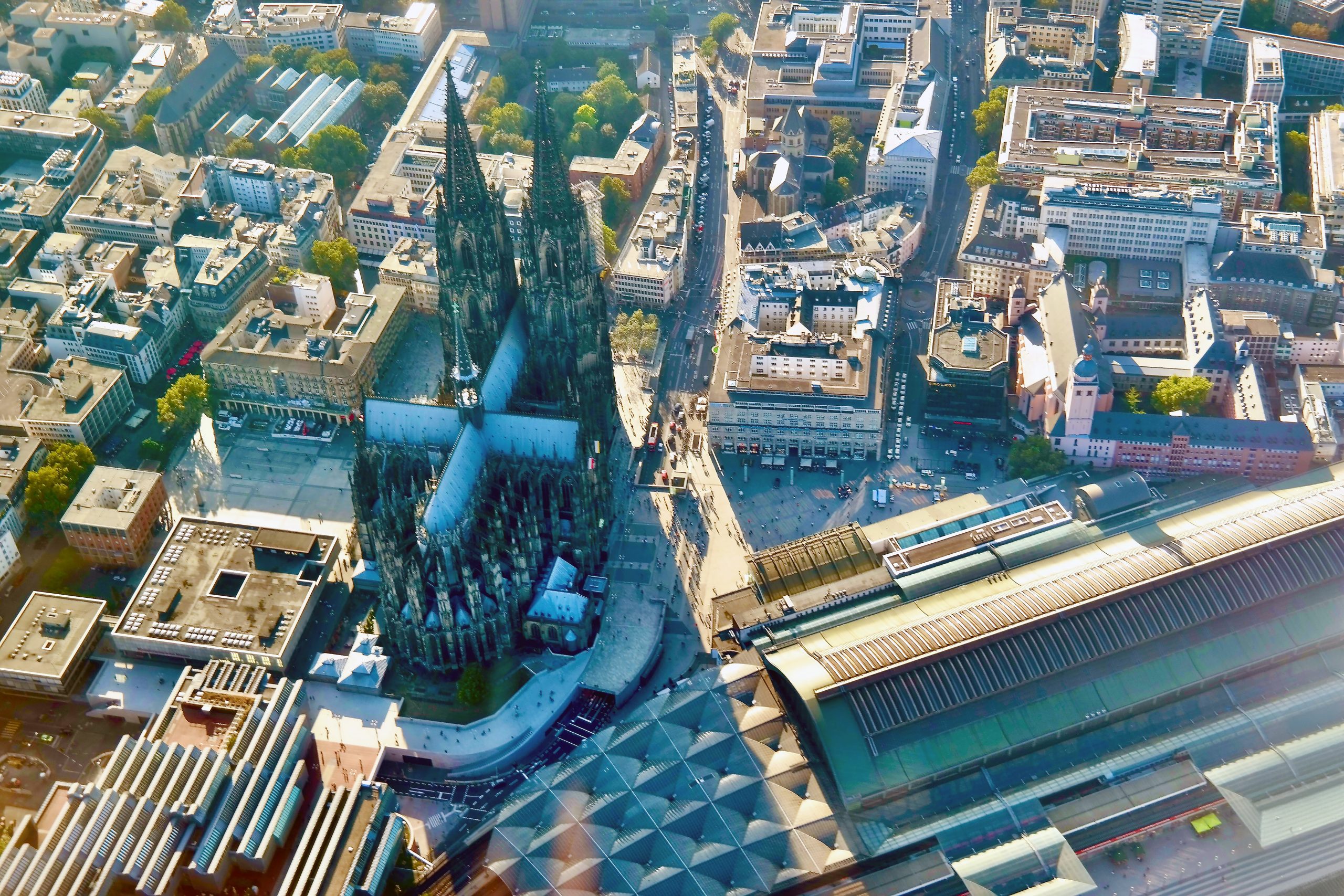 Kölner Dom Luftaufnahme © Ralf Perey