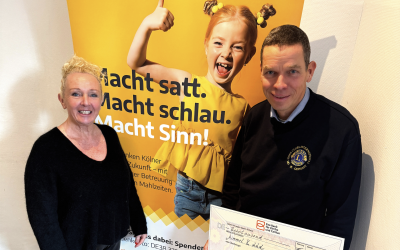 Lions Club Köln Rhenus spendet 10.000 € für das „Mädchen-Café“ der himmel & ääd Kinder- & Jugendhilfe