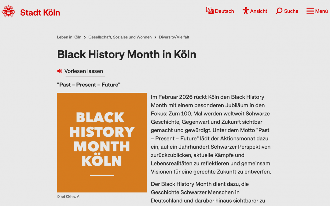 100 Jahre Black History Month