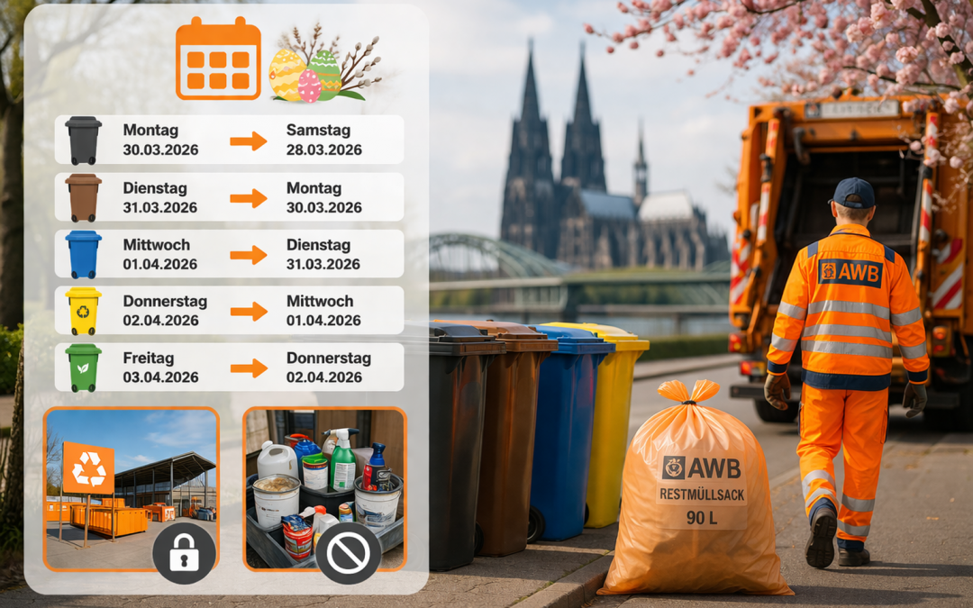 AWB informiert über geänderte Abfuhrtage und Servicezeiten zu Karfreitag