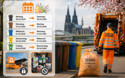AWB informiert über geänderte Abfuhrtage und Servicezeiten zu Karfreitag
