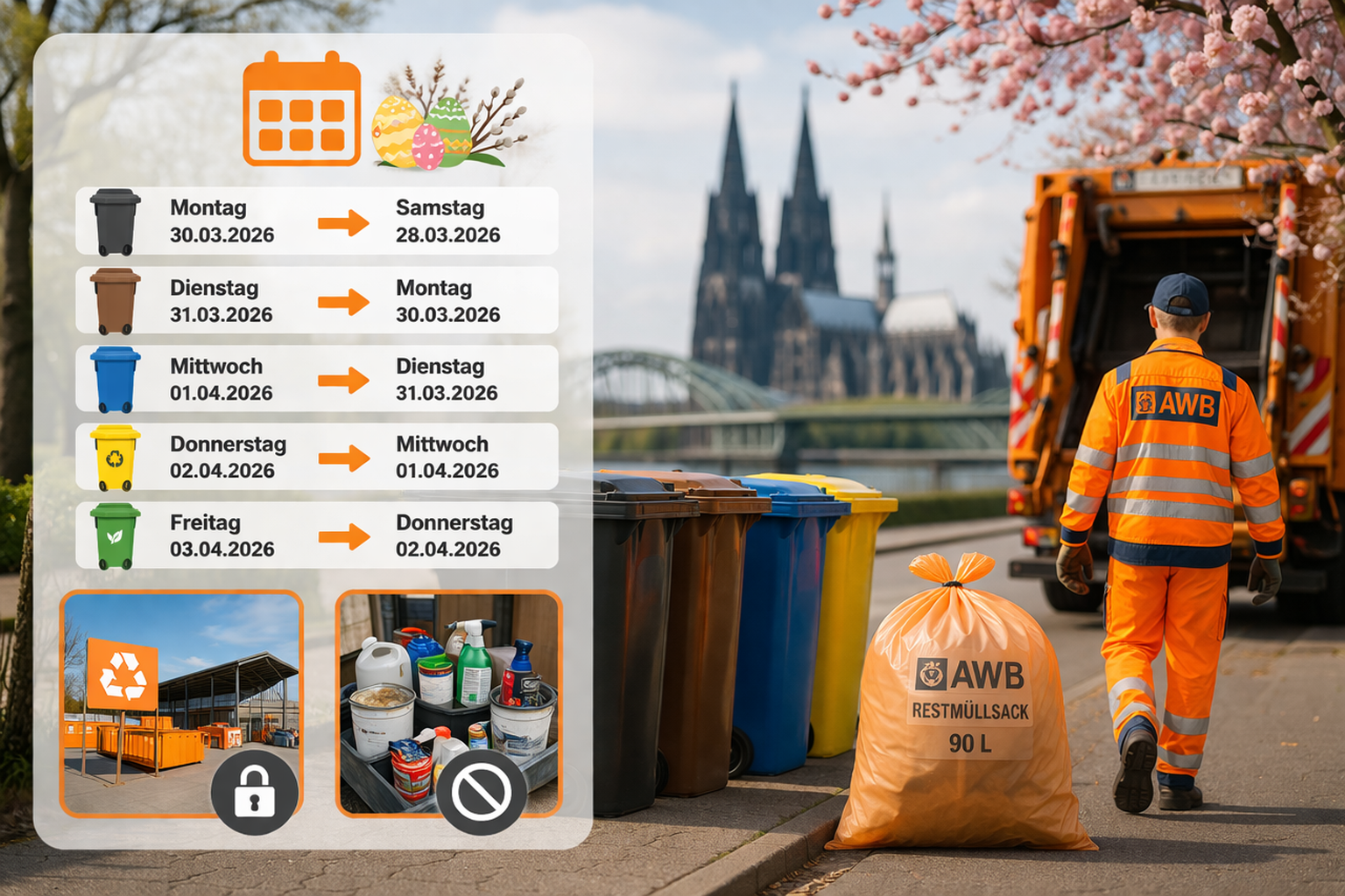 AWB Abfuhrtage Ostern 2026