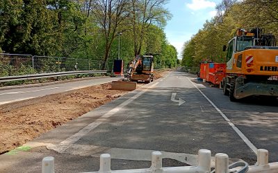 Südlicher Abschnitt „Zum Forstbotanischen Garten“ bis Ende September gesperrt