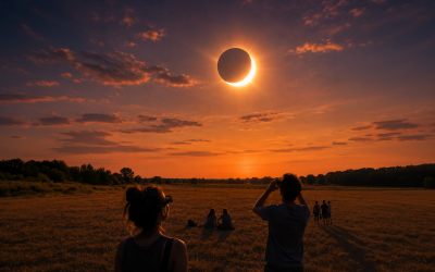 Sonnenfinsternis über Rodenkirchen